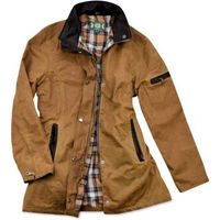 Produktbild von ROMNEYS Wachsjacke New Ashdown für Damen in Beige aus Baumwolle Größe L wasserabweisend