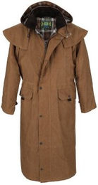 ROMNEYS Wachsmantel Edinburgh Unisex Beige Baumwolle Waterproof Größe L – Bild 1 von 3