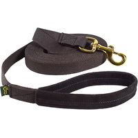 Produktbild von Ronzon Legend Classic Reitgerte mit Veloursgriff aus Baumwolle in Braun und Gold