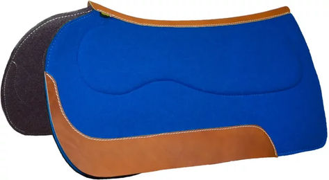 Produktbild von Ronzon Legend Confort Pro Westernteppich für Pferde aus Filz in Blau