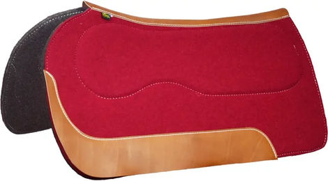 Produktbild von Ronzon Legend Confort Pro Westernteppich für Pferde aus Filz in Rot