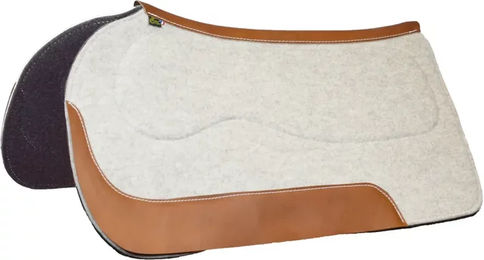 Produktbild von Ronzon Legend Confort Pro Westernteppich für Pferde aus Filz in Weiß oder Beige