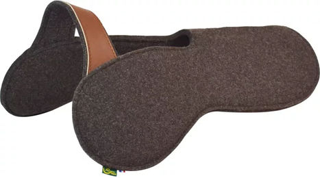 Produktbild von Ronzon Legend Dämpfer für Pferd Brücke Hintere Erhöhung aus Filz in Braun