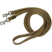 Produktbild von Ronzon Legend Flache Polytresse Zügel für Pferde aus Polyester in Beige oder Braun