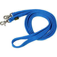 Produktbild von Ronzon Legend Geschlossene Zügel für Pferde und Ponys aus Polytresse in Blau