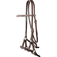 Produktbild von Ronzon Legend Leder Side Pull für Pferde in Braun