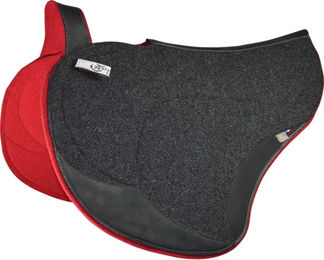 Produktbild von Ronzon Legend Open Jump Springschabracke aus Filz in Grau und Rot
