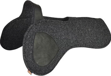 Produktbild von Ronzon Legend Pro Grip Sattelpad aus Filz in Grau oder Schwarz