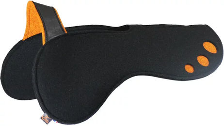 Ronzon Legend Sport-Sattelpolster für Ponys mit Wollfilzbrücke in Schwarz oder Orange – Bild 1 von 1