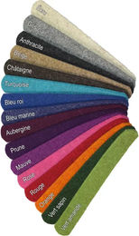 Produktbild von Ronzon Legend Wool Confort Sattelunterlage aus Filz in Braun