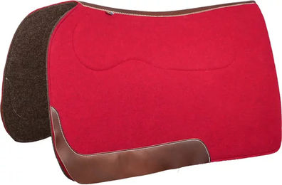 Produktbild von Ronzon Legend Wool MIX Rando Springreit-Teppich aus Filz in Rot