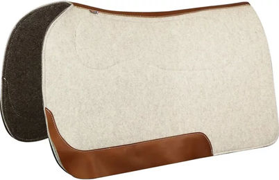 Produktbild von Ronzon Legend Wool MIX Rando Springreit-Teppich aus Filz in Weiß oder Beige