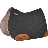 Produktbild von Ronzon Legend Woolrider Classique Sattelunterlage Teppich mit Tasche aus Filz Grau