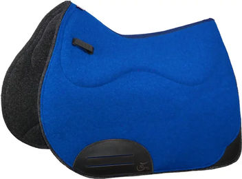 Produktbild von Ronzon Legend Woolrider Classique Springschabracke aus Wolle in Blau für Pferde