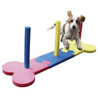 Produktbild von Rosewood Agility-Slalomstangen für kleine Hunde aus Schaumstoff bunt