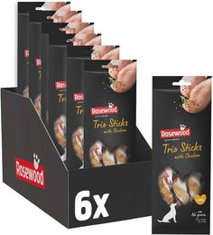 Rosewood Trio Sticks Kausnack für große Hunde mit Huhn getreidefrei und glutenfrei – Bild 1 von 3