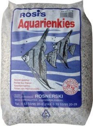 Produktbild von Rosi's Rosnerski Aquarienkies Naturkies Weiß 2-4mm 25kg für Süßwasserfische - 25 kg