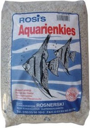 Produktbild von Rosi's Rosnerski Aquarienkies Weiß Naturmaterial für Süßwasser Fisch 3-5mm 25kg - 25 kg