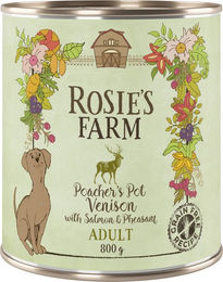 Rosie's Farm Adult Nassfutter Mix Huhn Truthahn Rind Lamm 6 x 800 g – Bild 1 von 1
