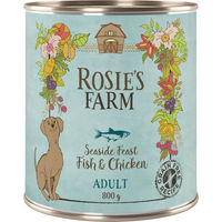 Produktbild von Rosie's Farm Hundefutter Adult Fisch und Huhn getreidefrei 6 x 800 g - 6 x 800 g