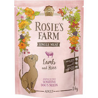 Produktbild von Rosie's Farm Hundefutter Adult Lamm mit Reis Monoprotein Hypoallergen 1 kg - 1 kg