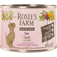 Produktbild von Rosie's Farm Hundefutter Adult Lamm & Reis Monoprotein Sensitive 6 x 195 g - 6 x 195 g