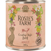 Produktbild von Rosie's Farm Hundefutter Adult Rind Getreidefrei 6 x 800 g - 6 x 800 g