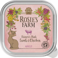 Produktbild von Rosie's Farm Katzen Nassfutter Adult Lamm Huhn Fisch Lachs Getreidefrei 32 x 100 g - 16 x 100 g