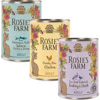 Produktbild von Rosie's Farm Katzen Nassfutter Adult Mix Paket 6 x 400 g getreidefrei und sensitive
