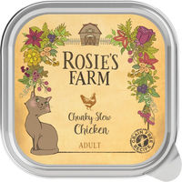Produktbild von Rosie's Farm Katzenfutter Adult Huhn Getreidefrei 16 x 100 g - 16 x 100 g