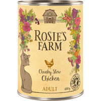 Produktbild von Rosie's Farm Katzenfutter Adult Huhn und Fisch getreidefrei 6 x 400 g - 6 x 400 g
