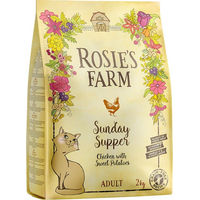 Produktbild von Rosie's Farm Katzenfutter Adult Huhn und Lachs Getreidefrei 2 kg