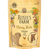 Produktbild von Rosie's Farm Kausnacks Zahnpflege-Snack Huhn und Truthahn getreidefrei ohne Zucker - 5 x 70 g