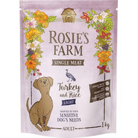Produktbild von Rosie's Farm Single Meat Light Hundefutter Pute mit Reis 1 kg