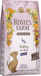 Rosie's Farm Single Meat Light Hundefutter Pute mit Reis 12 kg – Bild 1 von 1