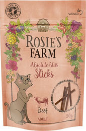 Produktbild von Rosie's Farm Snack Sticks Rind Hundeleckerli 50 g