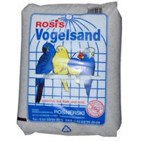 Produktbild von Rosis Papageiensand Weiss Extra Grob zur Verdauungshilfe für Papageien 600g