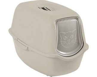 Rotho Bailey Haubentoilette für Katzen aus Kunststoff in Beige – Bild 1 von 4