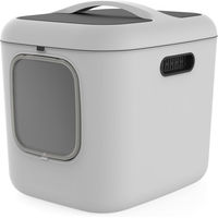 Produktbild von Rotho Biala XL Haubentoilette für Katzen aus Kunststoff in Grau