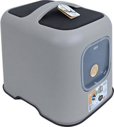 Rotho My Pet Katzenklo Biala Katzenklos aus Kunststoff Schwarz – Bild 1 von 4