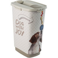 Produktbild von Rotho MyPet Cody Tierfutterbehälter für Adult Tiere 50l mit Deckel und Schütte zum praktischen Dosieren
