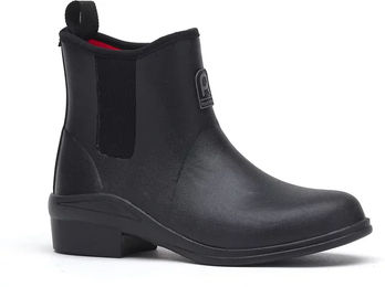 Rouchette Damen Stiefeletten Heel Ride Schwarz Waterproof Neopren Winter – Bild 1 von 1