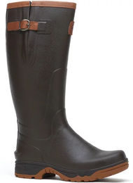 Produktbild von Rouchette Grand Veneur Reitstiefel für Herren in Braun mit Naturkautschuk und wasserdichtem Design Größe 46
