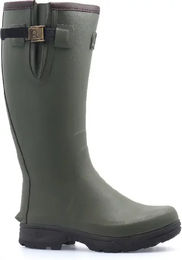 Produktbild von Rouchette Veneur Neo Reitstiefel für Herren in Grün mit Naturkautschuk für den Winter