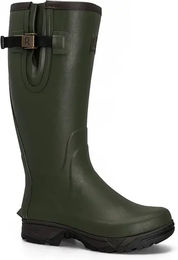 Produktbild von Rouchette Veneur Neo Reitstiefel für Herren in Grün mit Naturkautschuk für den Winter Größe 48