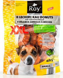 Produktbild von ROY Kausnack Kaudonuts XXL Small mit Huhn 400g