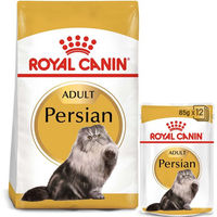 Produktbild von Royal Canin Adult Persian Trockenfutter und Nassfutter Set für erwachsene Katzen 10kg und 48x85g - 10 kg