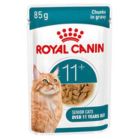 Produktbild von Royal Canin Ageing 11+ Katzen Nassfutter Stückchen in Soße für Senior Katzen 12 x 85 g
