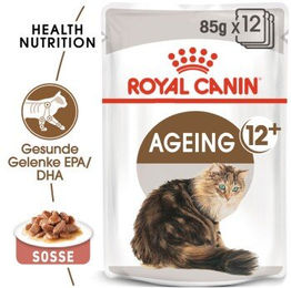 Royal Canin Ageing +12 Katzen Nassfutter Senior Stückchen in Soße mit niedrigem Phosphorgehalt 48x85 g - 48 x 85 g – Bild 1 von 2