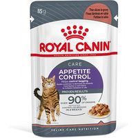 Produktbild von Royal Canin Appetite Control Care Katzen Nassfutter Stückchen in Soße für erwachsene Katzen 12 x 85 g - 12 x 85 g